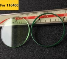 Vetro orologio verde 32,7x1,8