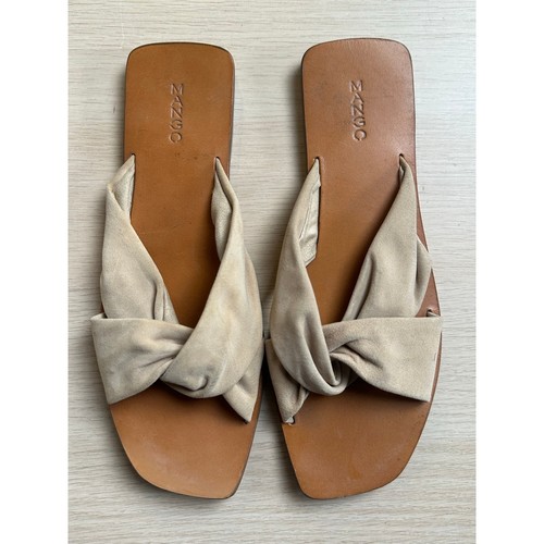 Sandali beige mango punta - sandali,