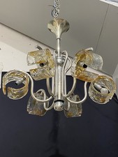 Lampadario Vintage Vetro Di