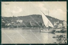 Genova Rapallo Barche Brunner 21617 cartolina RT0538