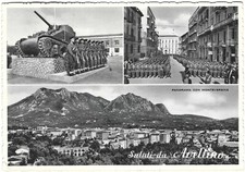 AVELLINO (AV) Saluti da Avellino-C.A.R.TRUPPE COR.. , F.G., B.N., lucida v. 1958