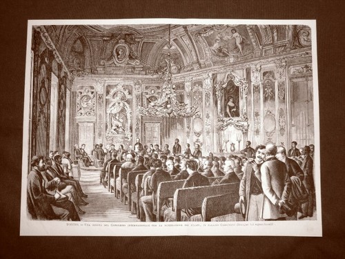 Torino nel 1875 palazzo - torino,