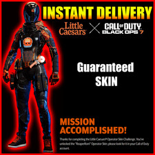 Call of Duty: Black Ops 7 Little Caesars PELLE CODICE GARANTITO | SKIN BO7