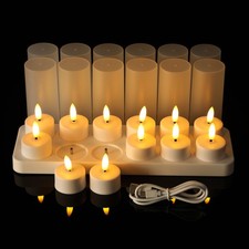 12X Lampada Candele LED con