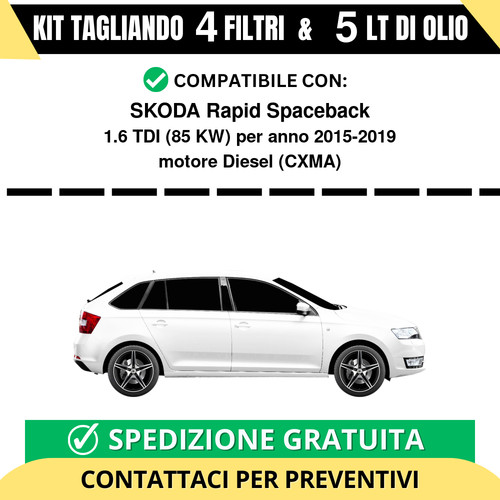 Tagliando per skoda rapid - tagliando,