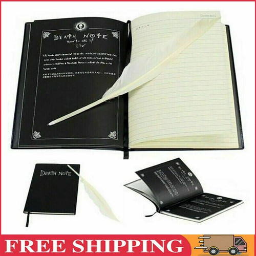 Death note book feather pen - death,