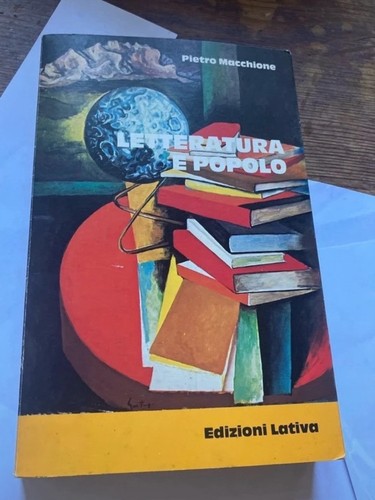 Pietro macchione letteratura - -,