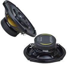 Coppia Altoparlanti 3 vie Ground Zero GZRF 69SQ ovali 15x23cm 6x9 Casse auto 