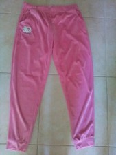 lotto 867 pantalone pantaloni tuta donna HELLO KITTY elasticizzato rosa TG.XL
