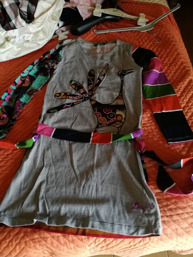 Vestito desigual bambina 10 - vestito,