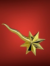 Stella Cometa Presepe Napoletano 5,5x11 Cm ottone scena presepe Napoletano