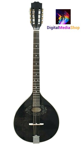 Mandolino ottava nero con