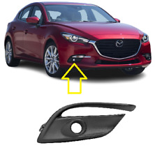 NUOVA PER MAZDA 3 2017 - 2018 GRIGLIA FENDINEBBIA PARAURTI ANTERIORE NERA DESTRA O/S