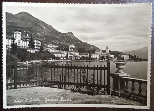 Cartolina lago garda - lago,