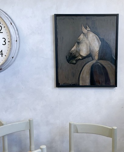 Oil painting horse equine - equine, /