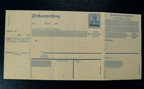 Germania germany danzica - germania,germany, 1920