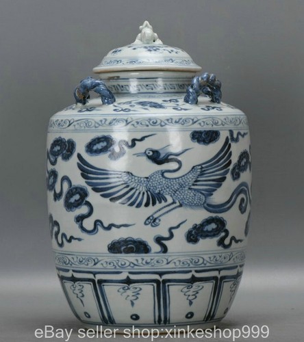 Vaso copri uccellino fenice