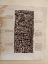 Piranesi Colonna Antonina Acquaforte Originale  Stampa Antica  