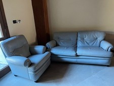 divano e poltrona Frau modello edoardo come nuovo, colore carta da zucchero