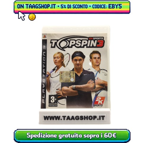 Top spin ps3 - playstation, 3