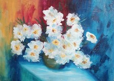 Dipinto impressionista a olio