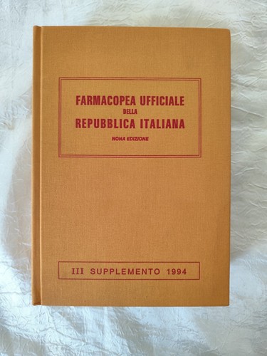 Farmacopea ufficiale della - ufficiale,