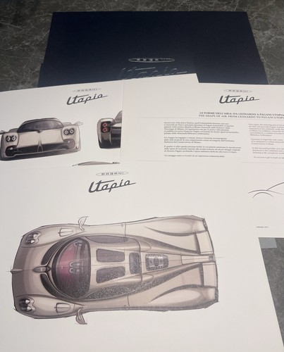 Pagani utopia lithograph - pagani,