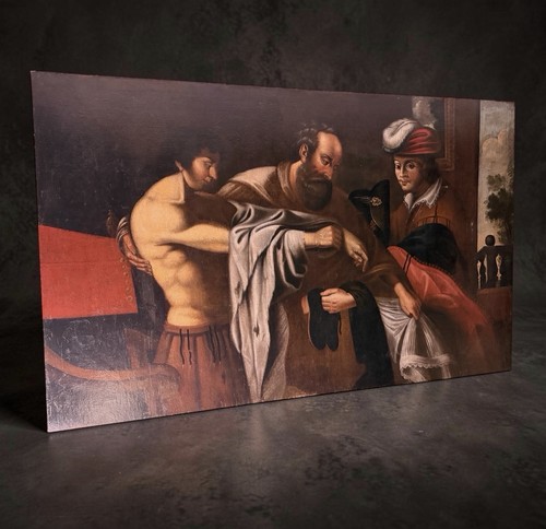 Dipinto olio enorme - su,