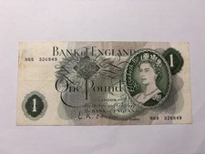 1960 1 Pound Note Great