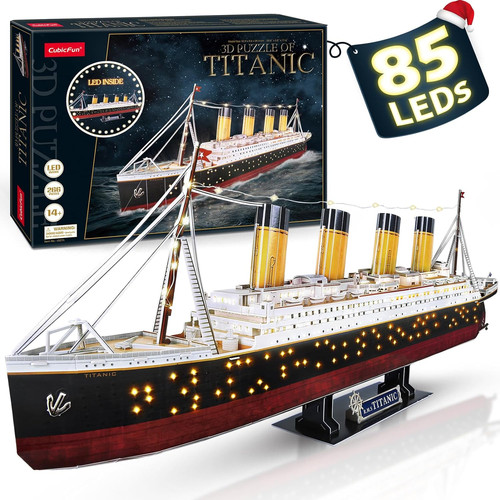 Puzzle led titanic - 3d,