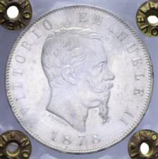 5 LIRE 1878 ROMA NC VITT