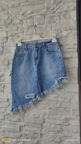 Minigonna jeans taglia - minigonna, in