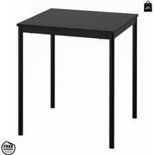 IKEA SANDSBERG Tavolo da Pranzo Nero 2 Posti 67x67cm Piccolo Cucina Compatto Quadrato