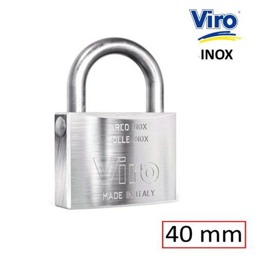 Lucchetto fai viro inox - lucchetto,