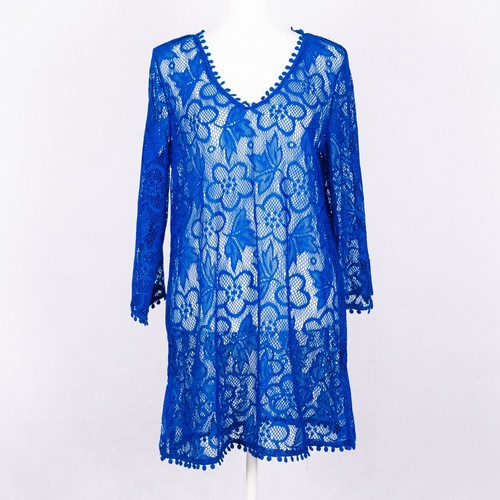 Abito copricostume blu royal