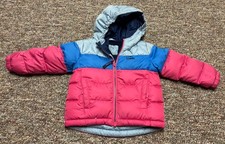 Giacca invernale con cappuccio LL Bean bambino 3T Downtek rosa blu grigio