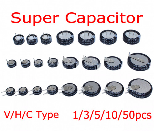 50pcs 5v 0 1f - 5.5v, 0.1f-4f