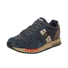 Blauer Queens - Sneakers Basse In Suede Blu - Taglia 42 [27cm] Scarpe Uomo