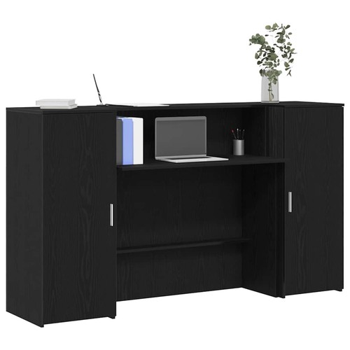 Scrivania per reception rovere - scrivania,