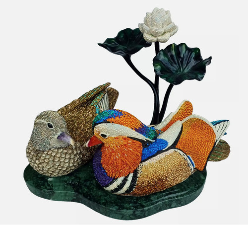 Figura cristallo anatre - cristallo,