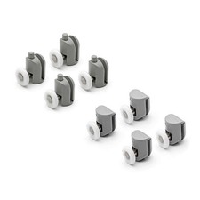 KIT8 CUSCINETTI RICAMBIO BOX DOCCIA CABINA PORTA ANTA SCORREVOLE ROTELLINE RUOTE