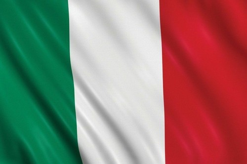 Bandiera italia italiana - italiana, con