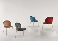 Sedia  Megan  in Velluto