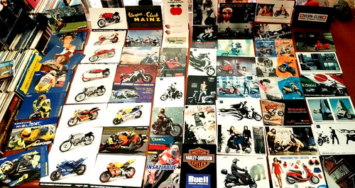 Due ruote cartoline moto - cartoline, -moto