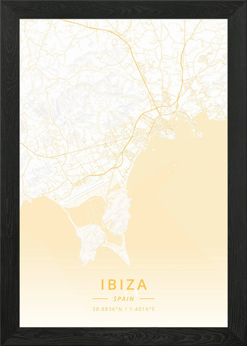 Ibiza spagna poster arte - poster,