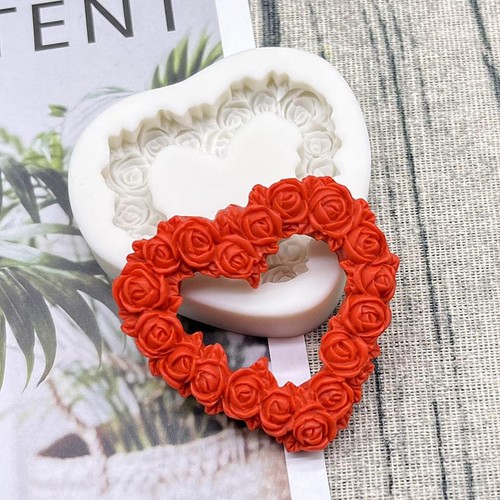 Stampo silicone cuore rosa - stampo,
