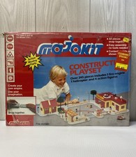 Playset Majorette Fire Station Majokit vintage modello 77952 NUOVO sigillato 245 pezzi