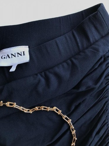 Gonna donna ganni - blu, navy
