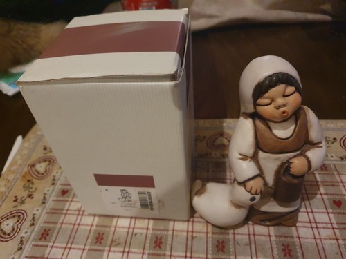 Donna con oche presepe - donna,
