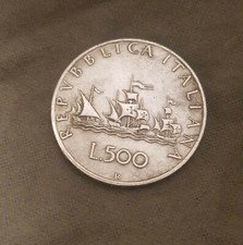 MONETE 500 LIRE CARAVELLE IN